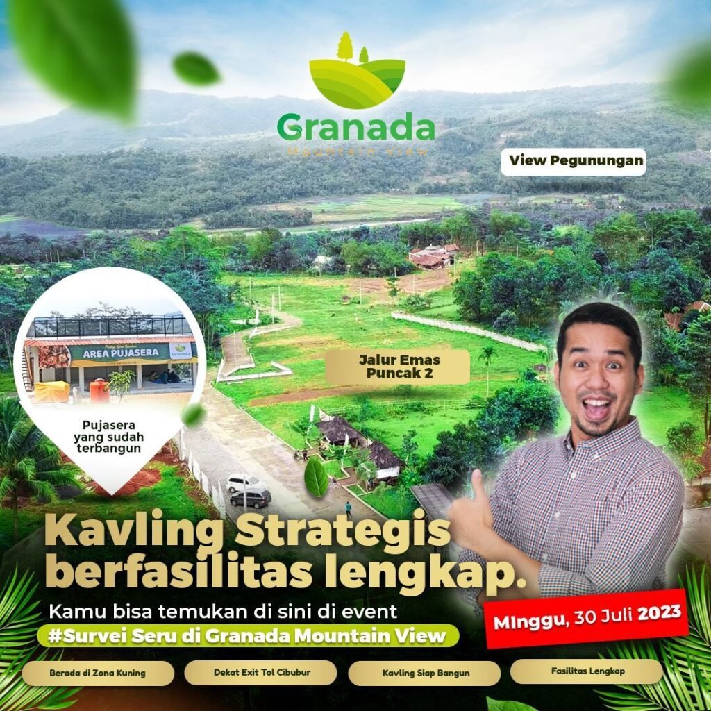 Granada Mountain View 7 harga kavling Granada Mountain View