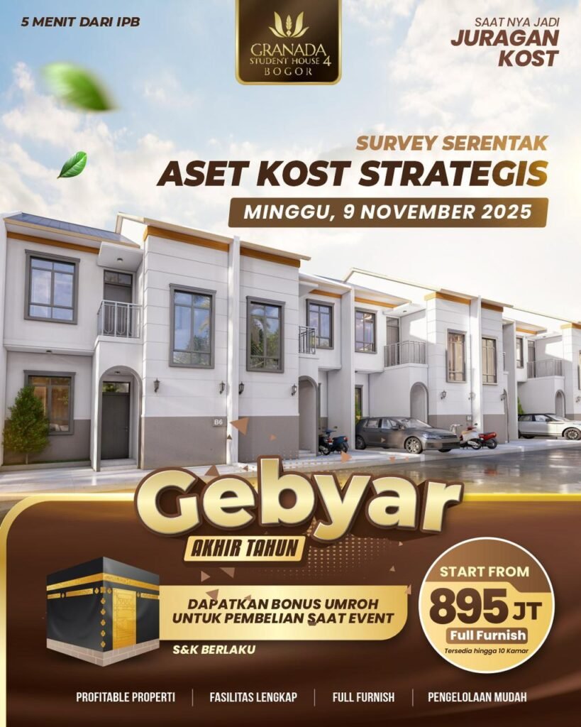 Brosur Rukos Granada Student House 4 Bogor